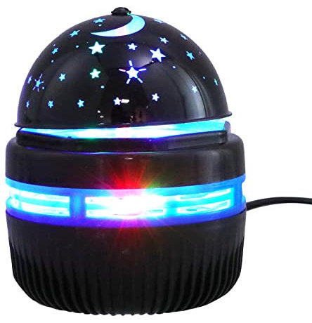 OSALADI USB Mini Projection Light Set Portable Night Light Projector for Car Bedroom Party Artistic Atmosphere Colourful Patterns