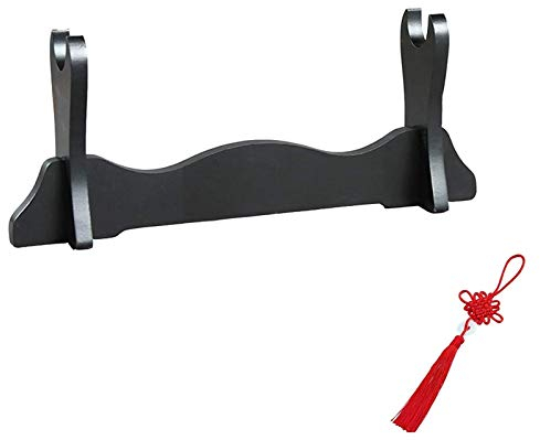 Waffenständer, Samurai-Schwertständer, Schwerthalter, Waffenständer, Schwertständer, Holz, Samurai-Schwertständer, Schwertständer für Katana und Standardschwerter, Schwertständer (Größe: B) (B)