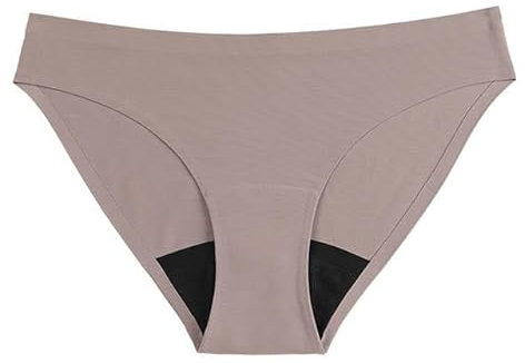 ich-zapfe.de Weekiss Seamless Periodenunterwäsche, Menstruationsunterwäsche, Periodenslip, Beige, XXL (44)