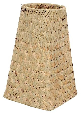 AOKWAWALIY Vaso Decorativo Bamboo Per Fiori Secchi e Bouquet Design Per Ufficio e Casa Per Amici e Famiglia