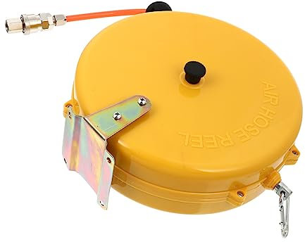 jojofuny Automatischer Aufroller Für Druckluftschläuche Retractable Winder Mit Geschlossenem Gehäuse Leichter Wandschlauchhalter Für Gartenschläuche Und Druckluftwerkzeuge Praktisch Und Lan