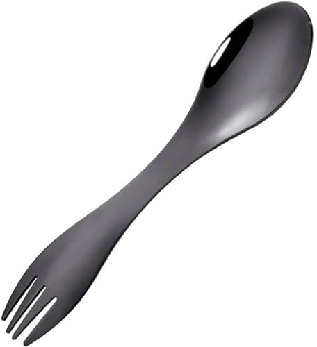 Dessert Forks 2 pieceCreative Dinner Forks Fork and Spoon Dual-Purpose Durable Steak ForkFlatware Forks Restaurant Kitchen Accessories Dinner Forks
