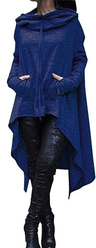 Angebot des Tages Hoodie Babyblau Damen Kapuzenpullover Sweatshirt Mit Schalkragen Pullover Mit Motiven Oversized T-Shirt XS Meine Bestellung Anzeigen 2024