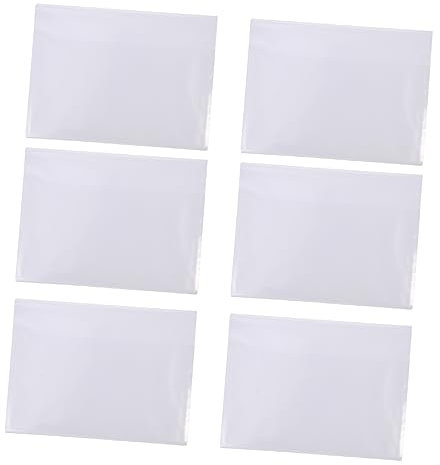 STOBOK 20stücke Transparente Buchumschläge Wasserdichte Selbstklebende Schutzfolie Für Schulbücher Und Hefte Für Langlebigen Gebrauch Und Schutz Vor Schmutz Und Abnutzung