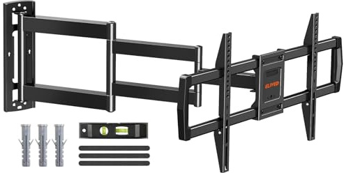 ELIVED Supporto da parete per TV a braccio lungo con 962 mm per TV Most 42-75 pollici, Full Motion TV Mount swivelling and Tilting, Holds up to 45 kg. Supporto TV Max VESA 600 x 400 mm EV3038