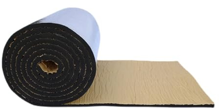 Isolant phonique pour Voiture, Isolation Thermique pour Voiture, Feuille d'aluminium, Protection Contre Le Froid, Autocollant, Tapis de Protection Thermique, insonorisant pour Toit (Couleur