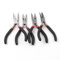 Pinze a becco lungo/tondo piatto/piegato for la creazione di gioielli, collane, bracciali, 1 pz.(B02828-13cm)