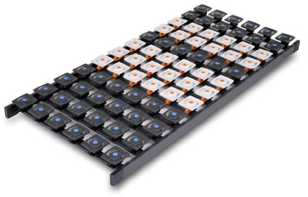 DaMi Tellerrost Dream 90 x 200 cm I für den perfekten Schlaf, 5 Zonen Lattenrost mit 84 Tellermodulen & Individueller Härteverstellung, Matratze Bett Bettrahmen Bettgestell Bettrost Schlafsystem