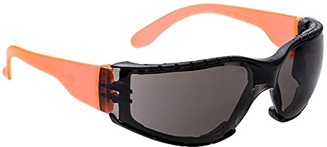 Portwest Wrap Around Plus Spectacle, Color: Smoke Orange, Size: , PS32SKR