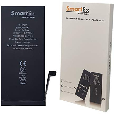 Smartex® Black Label Akku Batterie kompatibel mit iPhone 8 Plus -2691 mAh | 2 Jahre Garantie