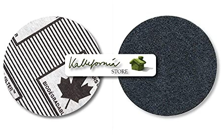 Kallefornia Filter-Set K800 für Moulinex Friteuse T-41 T-42 T-43 Fritteuse 3 Fettfilter 3 Kohlefilter