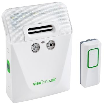 Humantechnik visuTone air Lichtklingel mit Funk-Klingel & Personenruf