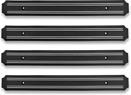 Magnetic Knife Strips,15 Inch Knife Storage Strip, Multi-Purpose Magnetic Knife Bar Rack Block for Kitchen Utensil Holder,Magnetic Tool Organizer, Home Organizer (4 Pack)