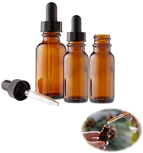 Pipettenflasche,3pcs Tropfflasche Braunglasflaschen,Apothekerflasche Braunglas,Braunglasflasche,Pipette Bottles,Brown Glass Bottles,Perfume Bottle With Dropper,für Ätherische Öl,Parfümöle,Düfte