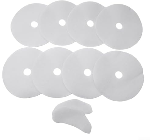 Lot de 10 filtres d'échappement universels de rechange pour sèche-linge comprenant 8 filtres d'échappement et 2 filtres d'admission d'air, faciles à nettoyer, coton blanc