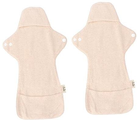 minkissy 4stücke Waschbare Menstruationspads Aus Baumwolle Tragbar Saugfähig Für Menstruation Und Wochenbett Ohne Einlage