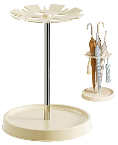 Porte-parapluie - Porte-parapluie Pour Entrée, Plateau Collecteur D'eau De Pluie | Présentoir De Parapluie En Métal Avec 4 Emplacements, Support De Rangement Pour Parapluies Courts, Pour Paraplu