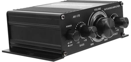 iplusmile Amplificateur Audio HiFi Numérique Portable Mini sans Bruit Compact pour Home Cinéma Et Haut-parleurs