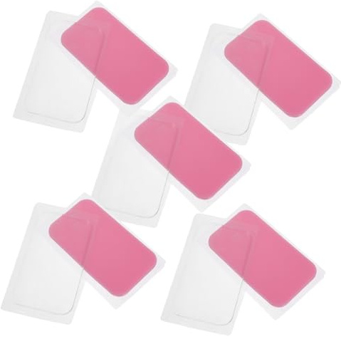 FOMIYES Lot De 10 Autocollants Pour Extensions De Cils Rectangulaires Patchs Oculaires Réutilisables En Silicone Bandes Adhésives Réutilisables Souples En Gel De Silice