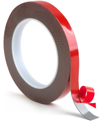 Lueden Double Sided Tape 12mm × 5m Heavy Duty Waterproof Tape