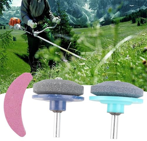 Qcwwy Utensile per Affilare il Tosaerba Lama per Affilare il Materiale Smeriglio per un Taglio e una Lucidatura Efficienti Ideale per Tosaerba Tagliaerba e Trapani Attrezzi da Giardino
