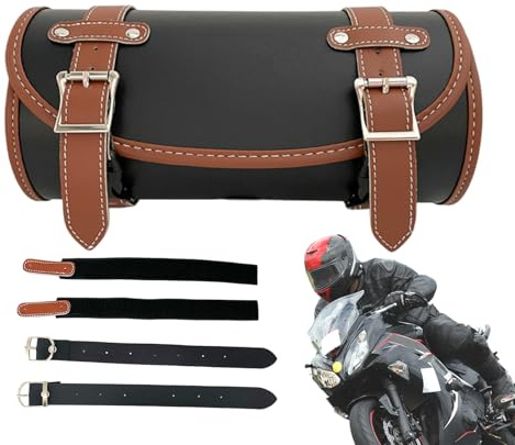 Generisch Sacoche de guidon de moto - 11,42 x 4,72 x 5,12 pouces - Sac de rangement pour fourche de moto - Sac de rangement étanche pour accessoires de scooter électrique