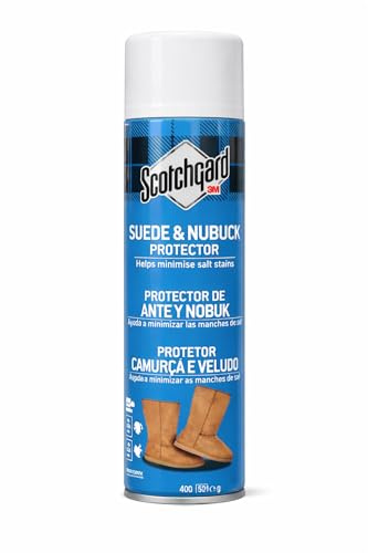 Scotchgard Suede & Nubuck Protector Spray 400ml – Water Repellent & Stain Guard for Shoes, Boots, Jackets & Accessories – Protects Against Rain, Dirt & Salt Stains