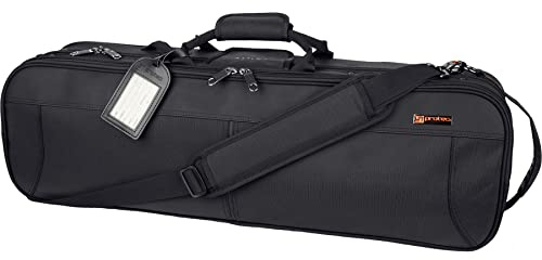 ProTec PS144DLX - Estuche para violín, color negro
