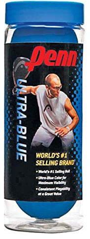 Penn Ultra-Blue Racquetballs (2 cans), 3 Ball can