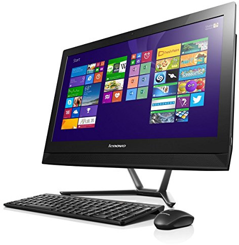 Lenovo C50 23-inch All-in-One Touchscreen PC - (Intel Core i5-4210U 2.7 GHz, 8 Gb DDR3 RAM, DVD RW, Wi-Fi, BT, HDMI-OUT, NVIDIA GeForce 820A 2 Gb, 1 TB HDD, Windows 8.1) - Black