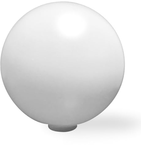 EXTRUMOL - Diffuseur sphérique - Éclairage extérieur - Polyéthylène - Remplacement du type de filetage - Luminaire extérieur - Blanc - Dimensions : Ø 30 cm - Rosca : 10 cm
