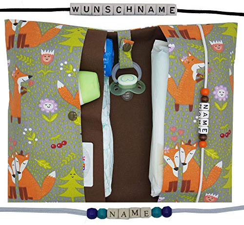 Große Windeltasche XXL mit Name Wickeltasche