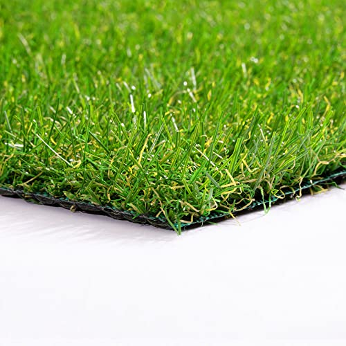 Steffensmeier Kunstrasen Wimbledon | +UV- beständigkeit hoch+ | Smart | Outdoor | Meterware | Rasenteppich | wasserdurchlässig | Grün, Größe: 200x400