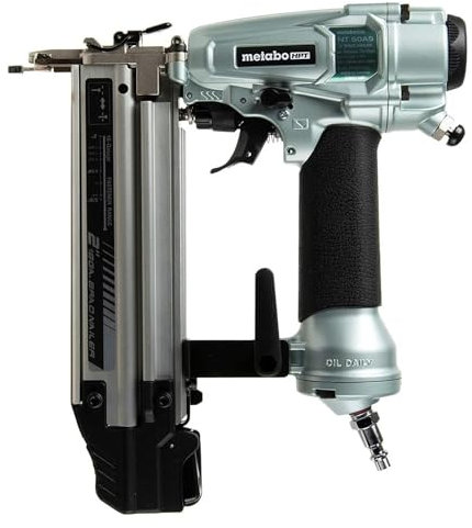 Metabo HPT Pro Brad Nailer, Pro-Preferred Pneumatic Finish Power Nailer for Trim Work, Furniture Building, Lightweight and Durable with Aluminum Magazine, 18 Gauge, 5/8″ to 2″ Brad Nails, NT50A5