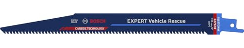 Bosch Professional 3x Expert ‘Vehicle Rescue’ S 1157 CHM Säbelsägeblatt (für Glas, Zäher Stahl, Länge 225 mm, Zubehör Säbelsäge) | für Zäher Stahl, Glas, Länge 225 mm, Professional Zubehör Säbelsäge