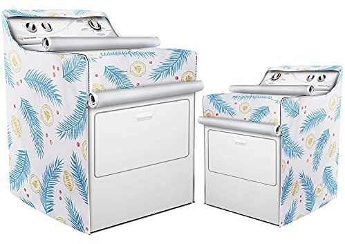 Mr.You 2Pack Waterproof Washing Machine Cover for Top-Load or Front Load Washers/Dryers Machines
