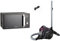 Samsung MG23F302TAK Four à Micro-Ondes Gril, 800 W, Gril 1100 W, Cuisson Saine, 23 Litres, Noir/Argent & Bosch Série 2 Aspirateur sans sac BGC05AAA1 – avec filtre hygiénique lavable – Couleur : Violet
