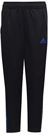 adidas, Tiro 7/8Pt Ad Y, 7/8 byxor, svart/Team Royal Blue, 1112, Unisex – barn