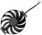 RAKSTORE FDC10U12D9-C T129215BU Ventilateur de refroidissement de carte graphique de 95 mm compatible avec ASUS RTX 3050 RTX 3060 PHOENIX Quiet Cooler Fan