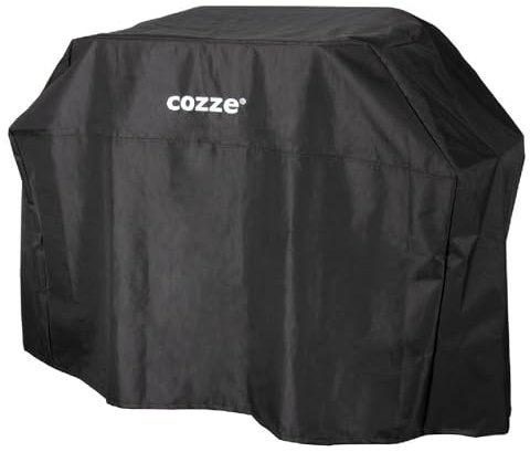 Cozze® Housse de Protection pour série 800 avec Table Premium (Plancha 800 + Chariot) – Oxford 600D, enduction PVC, Anti-UV, Noire, 135 x 62,5 x 98 cm