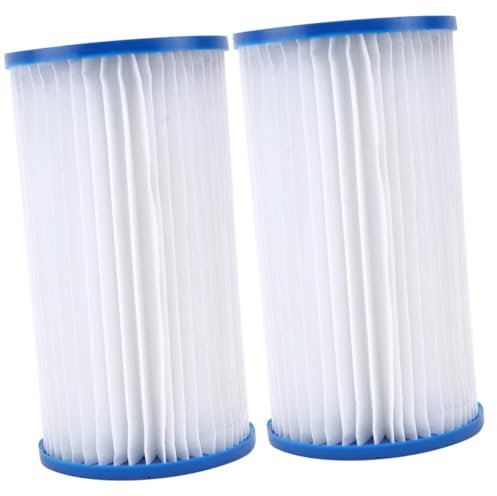 Yardwe 2 STK Pool Filter Papier Kern badewannen zubehör Schwimmbad Spa Filterpapierkern Filter Element Weiß