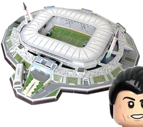 Habarri Allianz Stadion Puzzle 3D - Komplettset 3D Puzzle-Stadion - 3D Fußballstadion für Kinder und Erwachsene - Modell eines Fußballstadions - Modellbau - 85 Elemente