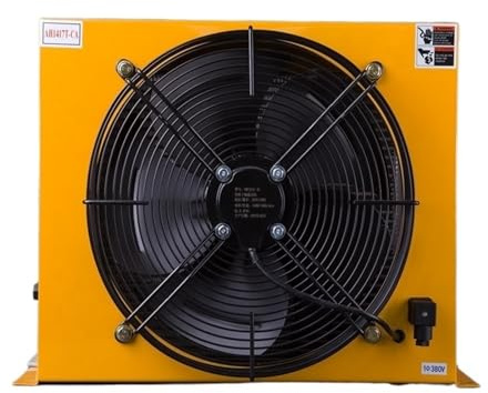 Radiatore dell'olio idraulico in alluminio 150L/min Scambiatore di calore dell'olio Adatto for escavatori, compressori d'aria AH1417T Ampia applicazione(110DC)