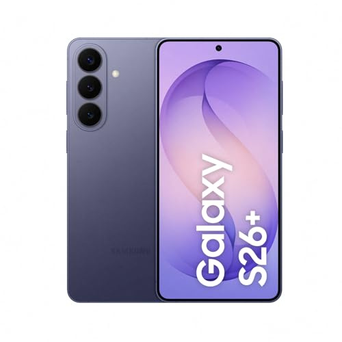 Samsung Galaxy S26+ AI Smartphone mit Galaxy AI, Ohne Vertrag, Handy mit Android, 12 GB RAM, 512 GB Speicher, AP Prozessor, 50 MP, Cobalt Violet, 3 Jahre Herstellergarantie [Exklusiv auf Amazon]