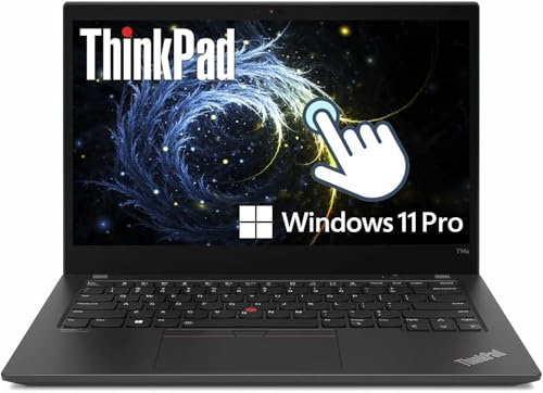Lenovo Thinkpad T14s Gen 2 Touchscreen Business Laptop, 14 Zoll FHD (1920x1080), Intel Core i5-1145G7, 8GB RAM, 512GB SSD, QWERTY Tastatur, Windows 11 Pro (Generalüberholt)