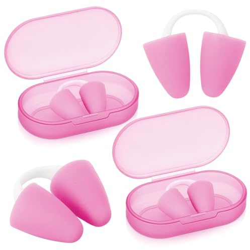 YEAMLTE Piscina Natación Tapón Nariz, 2 PCS Protector Nasal de Entrenamiento de Nadar, Reutilizable Nadar Nariz Plug, Protector Nariz Silicona Tapón Nariz, para Principiantes en Natación y Surf (D)