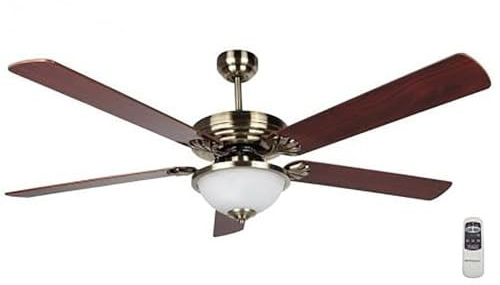 Orbegozo CP 80142 Ventilador de techo con mando a distancia, 5 palas reversibles, 142 cm de diámetro, potencia 70 W, luz, 3 velocidades