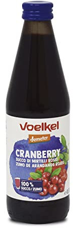 Voelkel Zumo de Arándanos Rojos Puro Bio, 330ml