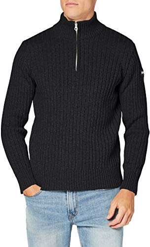 Schott NYC Plecorage2 Maglione Pullover, Anthracite, XL Uomo
