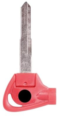 10Pcs Compatible With Magnet Anti-theft Lock Keys VOX BWS 4V BWS125 VOX50 GTR125 JOG EVO SMAX155 Motorcycle Keys Blank Uncut (Color : Red-Left slot)